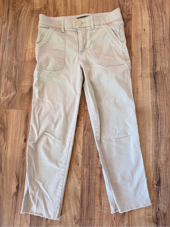 Wit & Wisdom Pants - Wit & Wisdom Women’s Light Beige Khaki Casual Straight-Leg Capri Pants Size 4